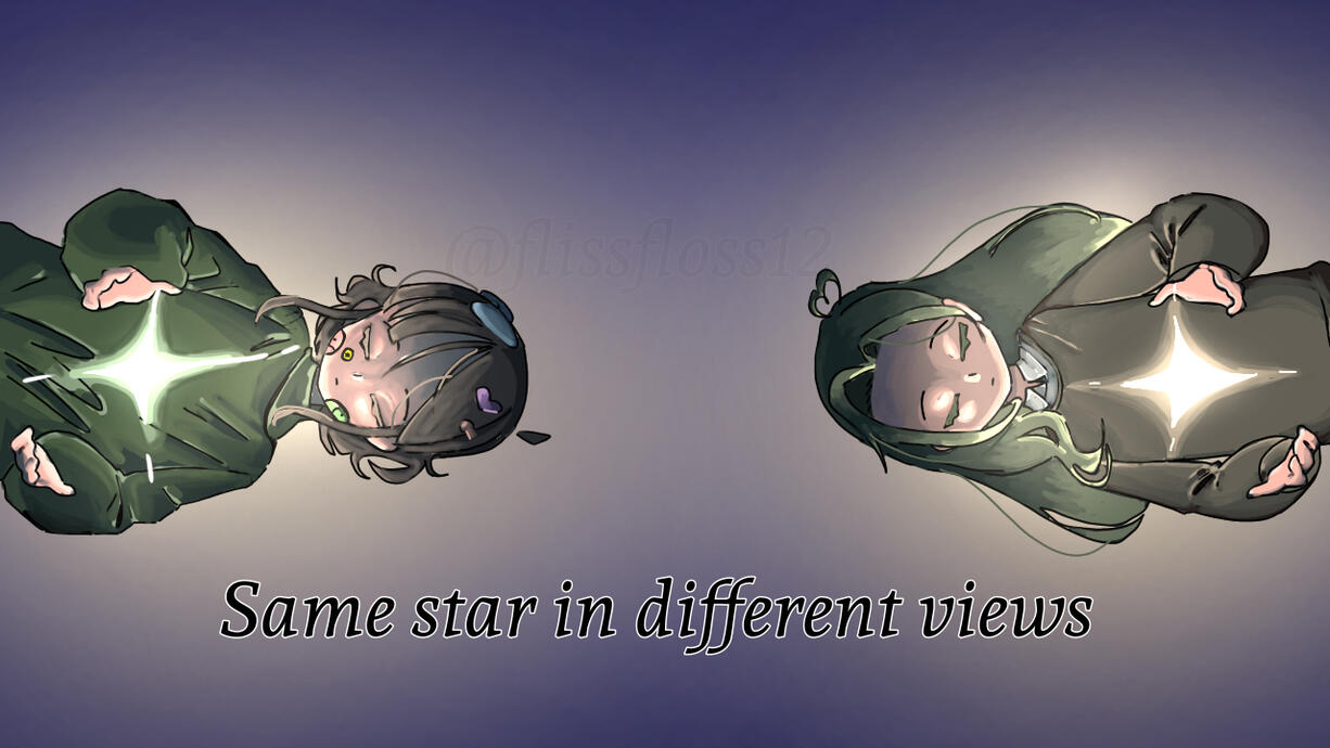 This piece was created as an idea for animatic for a magical romance.