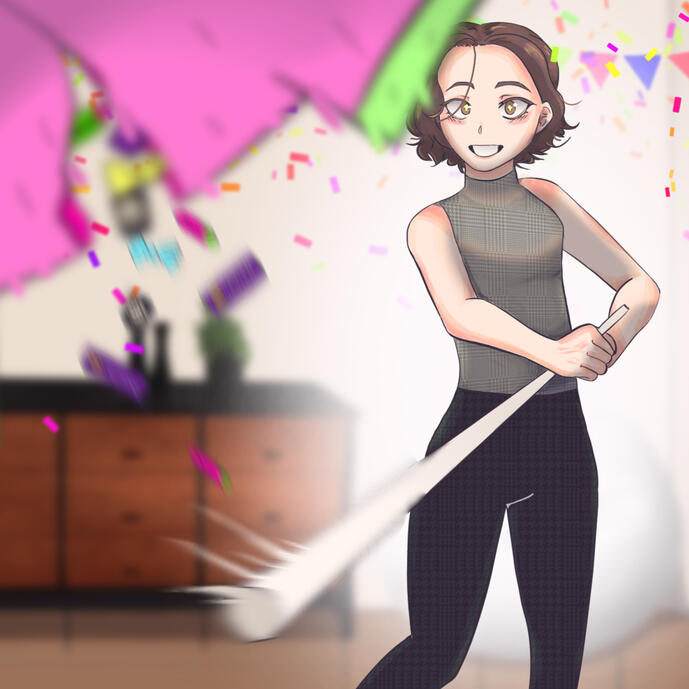 This piece was created as an celebration from my birthday.